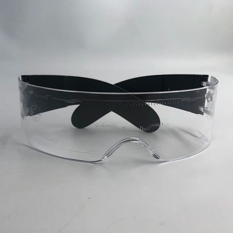 Hot LED Luminous Glasses Neon Light Up Visor Eyeglasses Bar Party Glasses For Halloween Christmas Festival Glow Party Decoration